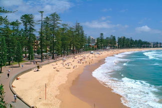 beach scene